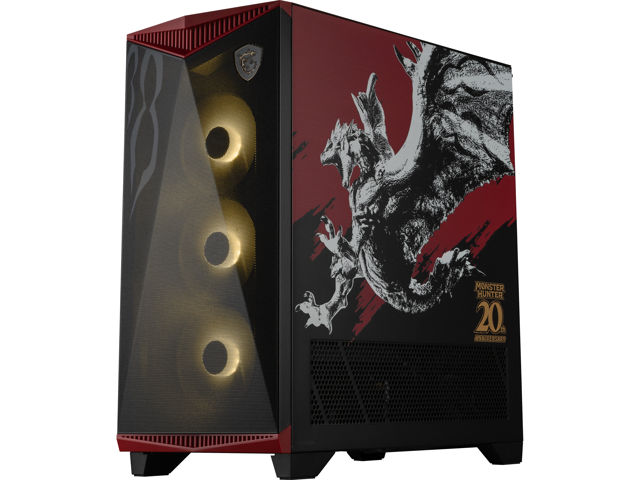 NeweggBusiness - MSI MPG GUNGNIR 300 MONSTER HUNTER EDITION Black 