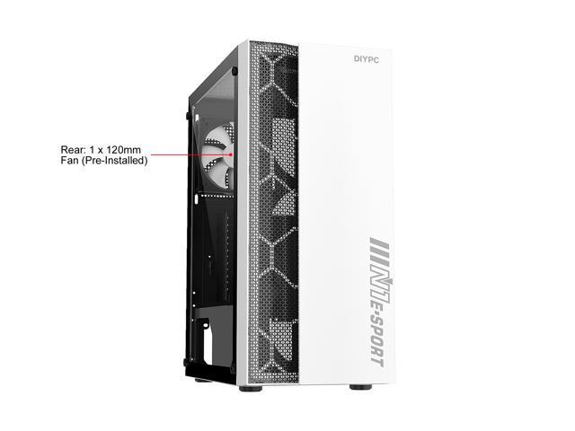 Fractal Design Focus G Mystic Red ATX Mid Tower Computer Case 