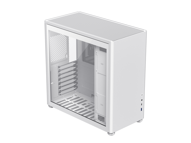  GAMEMAX Micro-ATX Tower Computer Case with Removable Dust-Proof  Filter, Dual Tempered Glass Side Panels, PC Gaming Chassis (Spark-White) :  Video Games