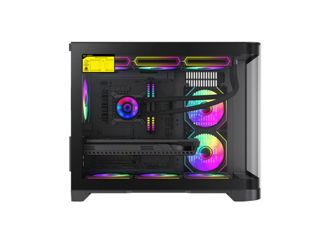 NeweggBusiness - GAMEMAX HYPE- M Black Micro -ATX USB3.0 Front 