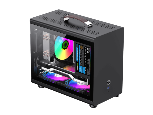 NeweggBusiness - GAMEMAX Spark Black Mini ITX Tempered Glass USB3