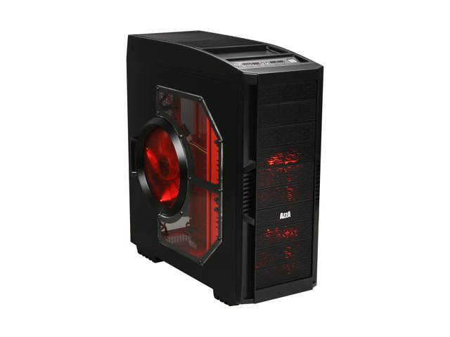 NeweggBusiness - AZZA Solano 1000R Black / Red Japanese SECC