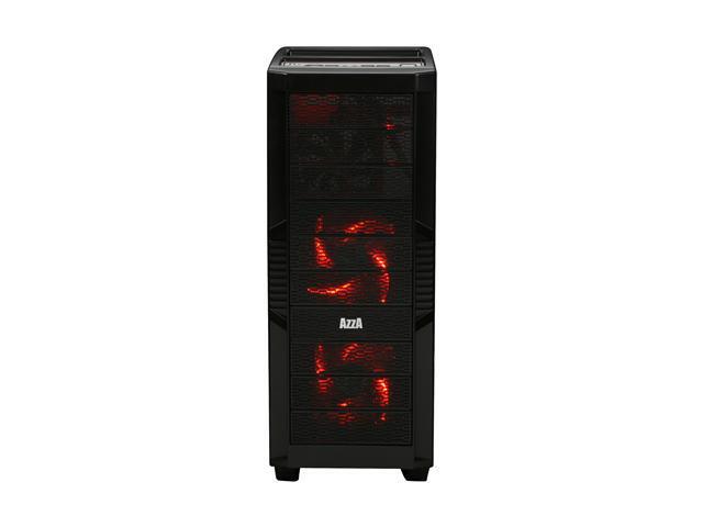 solano♡ NeweggBusiness - AZZA Solano 1000R Black / Red Japanese SECC