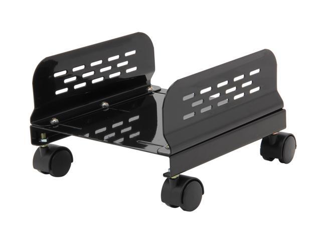 Syba SY-ACC65057 Steel PC Stand for ATX Case with Adj Width with Caster wheels - Black