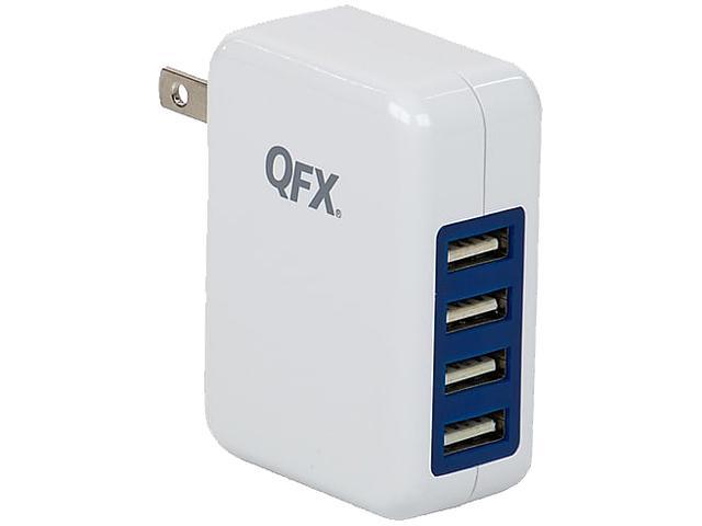 UPC 606540029893 product image for QFX 4 Port AD-4 USB Wall Charger | upcitemdb.com