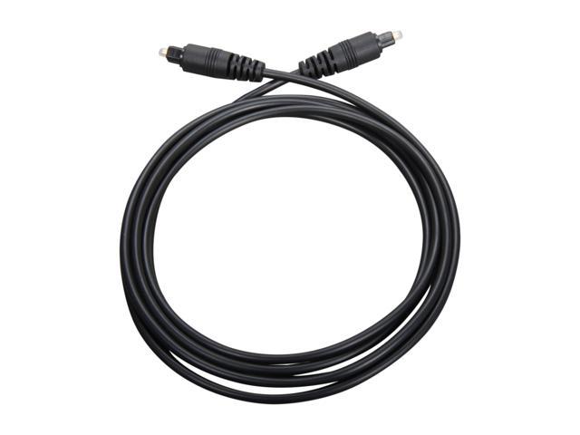 Nippon Labs Black 6 ft. Pro A/V Premium Toslink Digital Optical SPDIF Audio  Cable Male/ Male in Black Color Model PT-6 