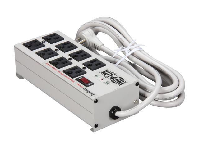 Isobar Surge Protector, 8 Outlet, 3840 Joules, Metal