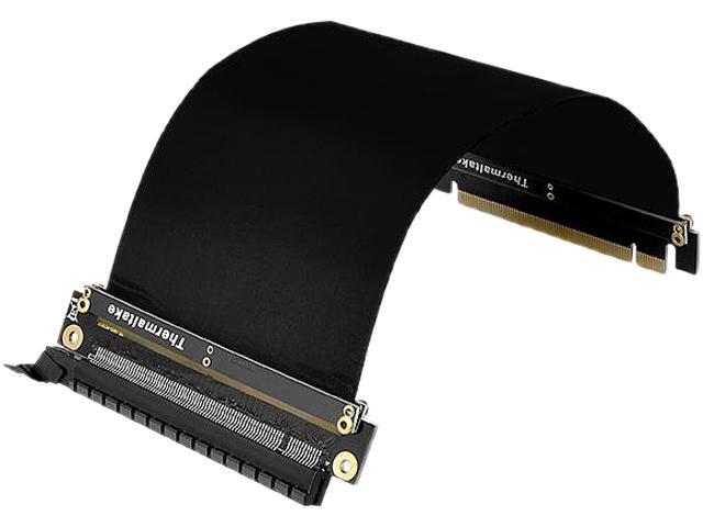 Thermaltake TT Gaming PCI-E x16 30 Black Extender Riser Cable 200mm AC-053-CN1OTN-C1