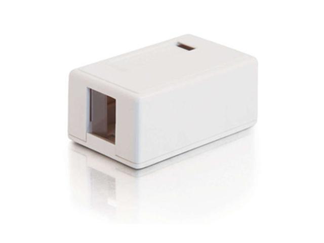 C2G 1 Socket Keystone Jack Surface Mounting Box