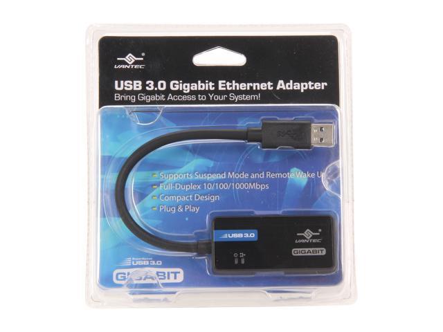 Vantec USB 3.0 To Dual Gigabit Ethernet Adapter – 2 Ports, Plug & Play For Laptops, Mac, PC