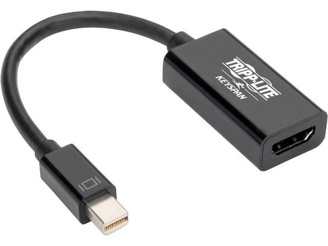 Tripp Lite Mini DisplayPort 12 to HDMI Adapter Active mDP to HDMI M/F 6in (P137-06N-HD4K6B)