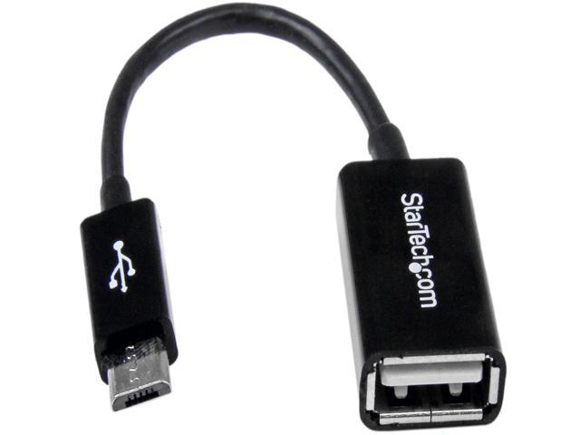 StarTech.com UUSBOTG 5in Micro USB to USB OTG Host Adapter - Micro USB ...