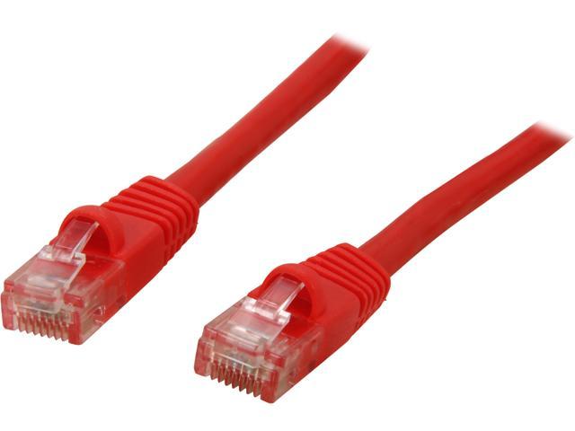 Coboc CY-CAT6-07-RD 7 ft. Cat 6 Red Color 550Mhz UTP Network Cable ...