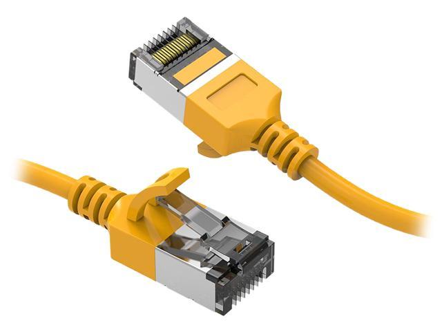 Cat8 Red Copper Ethernet Cable, 40Gbps - 2000MHz, 50ft