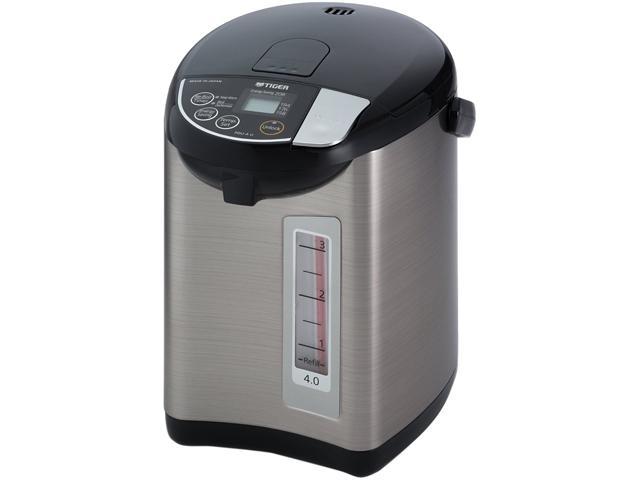 Tiger PDU-A30U-K 3.0-Liter Electric Water Boiler and Warmer, Stainless, Black