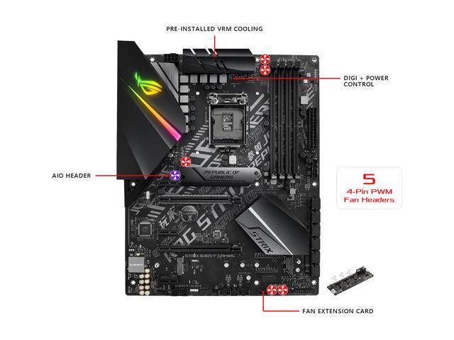 NeweggBusiness - ASUS ROG STRIX B365-F GAMING Support 9th