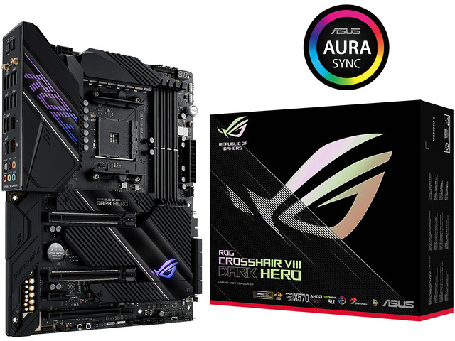 NeweggBusiness - ASUS ROG Crosshair VIII Dark Hero AM4 AMD X570S