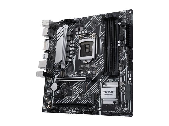 NeweggBusiness - ASUS PRIME H570M-PLUS/CSM LGA 1200 Intel H570 SATA 6Gb/s  Micro ATX Intel Motherboard