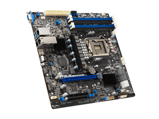 Jolly last Wanneer NeweggBusiness - Intel® Xeon® E-2300 LGA 1200 Micro-ATX server motherboard  with four DIMM and one M.2 slot, plus dual 10G LAN, six SATA, one HDMI, two  PCIe 4.0 slots, two USB 3.2