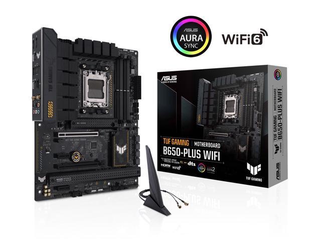 NeweggBusiness - ASUS TUF GAMING B650-PLUS WIFI Socket AM5 (LGA 1718) Ryzen  7000 ATX gaming motherboard(14 power stages, PCIe 5.0 M.2 support, DDR5  memory, 2.5 Gb Ethernet, WiFi 6, USB4® support and Aura Sync)