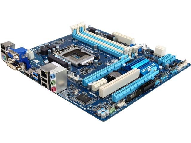 FOR GIGABYTE GA-B75M-D3V REV 1.1 Motherboard LGA1155 DDR3 USB3.0 MATX I ...