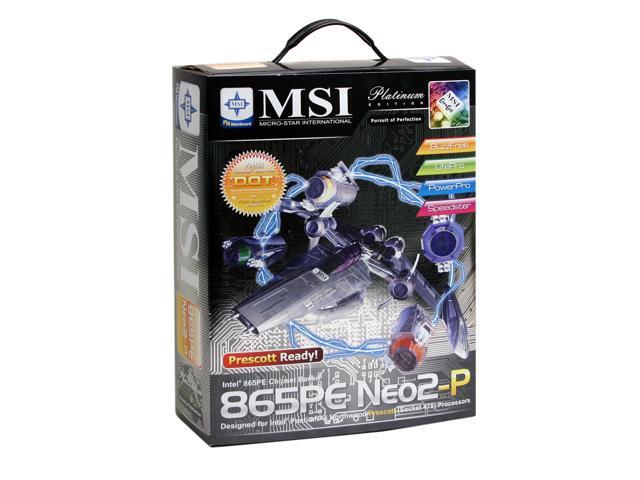 NeweggBusiness - MSI 865PE Neo2-PFS(PE) Socket 478 Intel 865PE ATX