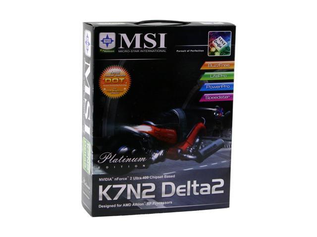 NeweggBusiness - MSI K7N2 Delta2 Platinum 462(A) NVIDIA nForce2