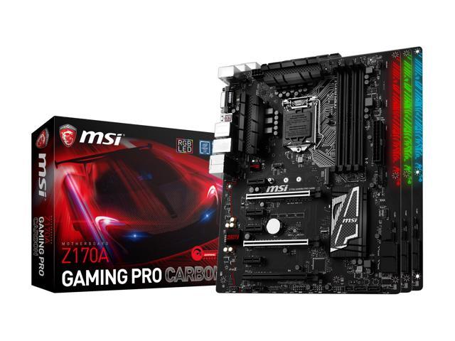 PCパーツ MSI Z170A GAMING PRO+CPU Intel i7-6700k NeweggBusiness - MSI Z170A Gaming Pro Carbon LGA 1151 Intel