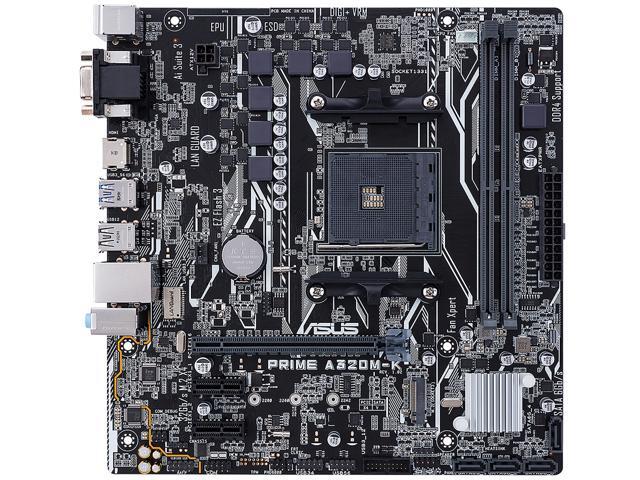 AMD A320マザボード+2200G CPU NeweggBusiness - ASUS Prime A320M-K AMD Ryzen AM4 DDR4 HDMI VGA M