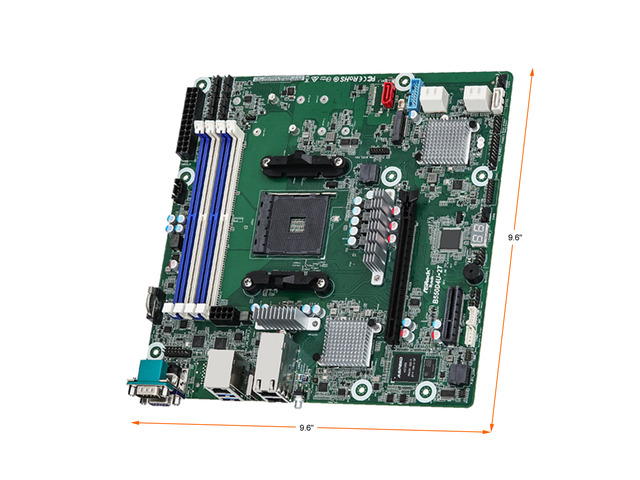 thumbnail image 2 of ASRock Rack X570D4U-2L2T Micro-ATX Server Motherboard – AMD AM4, Dual 10GbE LAN, PCIe 4.0, Socket PGA1331 2 of 4
