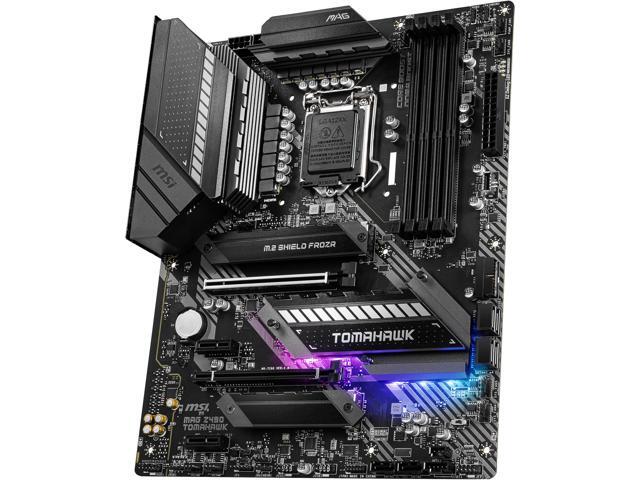 NeweggBusiness - MSI MAG Z490 TOMAHAWK LGA 1200 Intel Z490 ATX