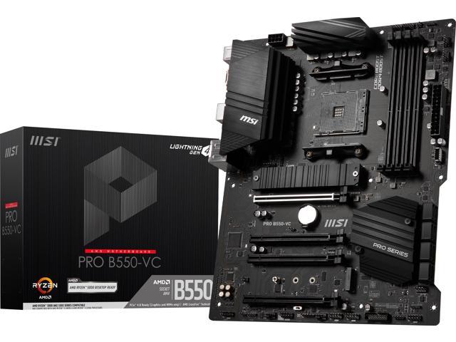 MSI MAG B550 TOMAHAWK AM4 AMD B550 SATA 6Gb/s USB 3.0 ATX AMD Motherboard 