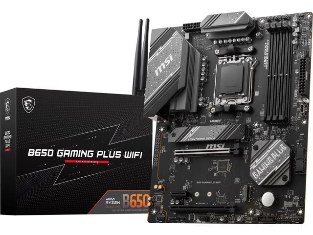 MSI　B650M GAMING PLUS WIFI MSI B650 Gaming Plus WiFi AMD AM5 ATX Motherboard - Micro Center