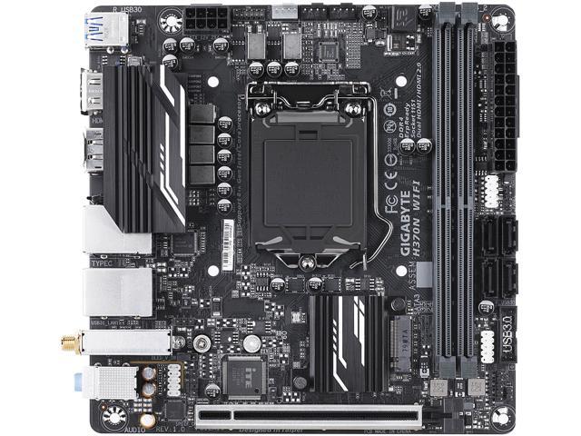 NeweggBusiness - GIGABYTE H370N WIFI LGA 1151 (300 Series) Intel H370 HDMI  SATA 6Gb/s USB 3.1 Mini ITX Intel Motherboard