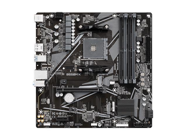 NeweggBusiness - GIGABYTE B550M K AM4 AMD B550 Micro-ATX