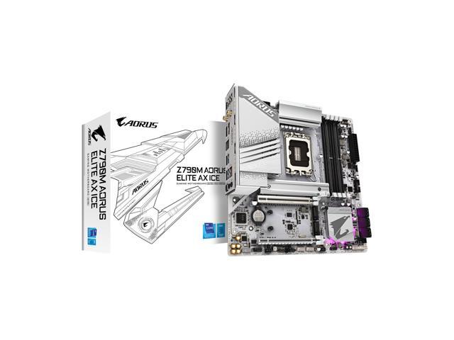 NeweggBusiness - GIGABYTE Z790M AORUS ELITE AX ICE LGA 1700 Intel