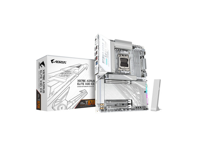 NeweggBusiness - GIGABYTE X870E AORUS ELITE X3D ICE AM5 AMD X870E