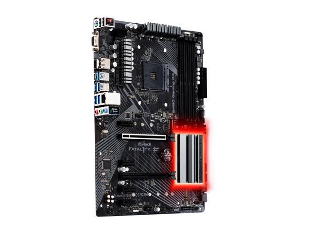 NeweggBusiness - ASRock Fatal1ty B450 GAMING K4 AM4 AMD B450 USB