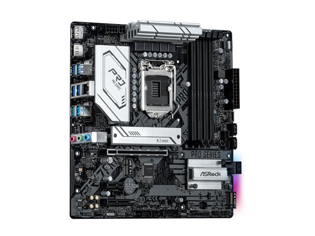 NeweggBusiness - ASRock H570M PRO4 LGA 1200 Intel H570 SATA 6Gb/s Micro ATX  Intel Motherboard