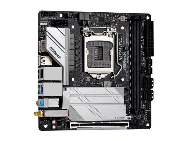 ASRock H270M-ITX/ac Intel Core i7 7700 - メルカリ