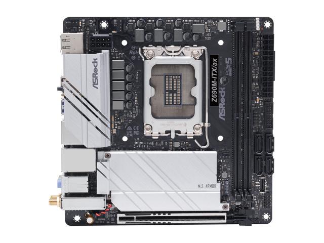 ASRock Z690M-ITXax＆intel Core i5 12600k NeweggBusiness - Open Box: ASRock Z690M-ITX/ax LGA 1700 (14th,13th