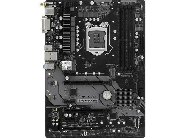 NeweggBusiness - ASRock Z370 PRO4/OEM LGA 1151 (300 Series) Intel 