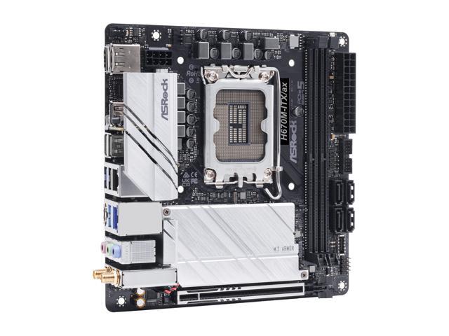 NeweggBusiness - ASRock H670M-ITX/AX LGA 1700 Intel H670