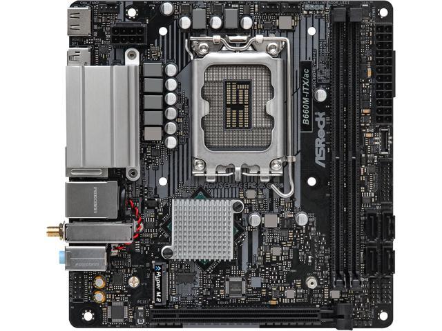 NeweggBusiness - ASRock B660M-ITX/AC LGA 1700 Intel B660 SATA 6Gb