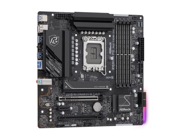 NeweggBusiness - Open Box: ASRock Z690M PG RIPTIDE/D5 LGA 1700  (14th,13th,12th Gen) DDR5 Intel Z690 SATA 6Gb/s Micro ATX Intel Motherboard