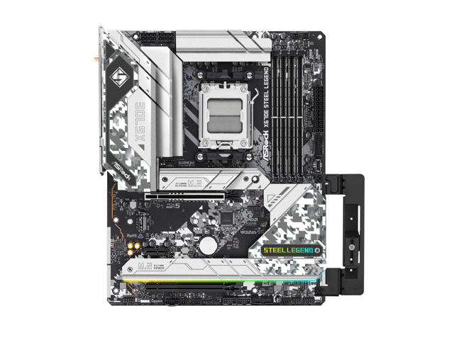 NeweggBusiness - ASRock X670E Steel Legend AM5 ATX Motherboard