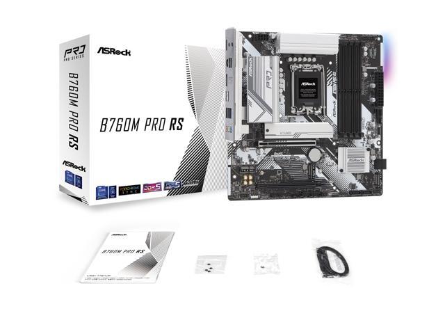 NeweggBusiness - ASRock B760M PRO RS LGA 1700 Intel B760 SATA 6Gb 