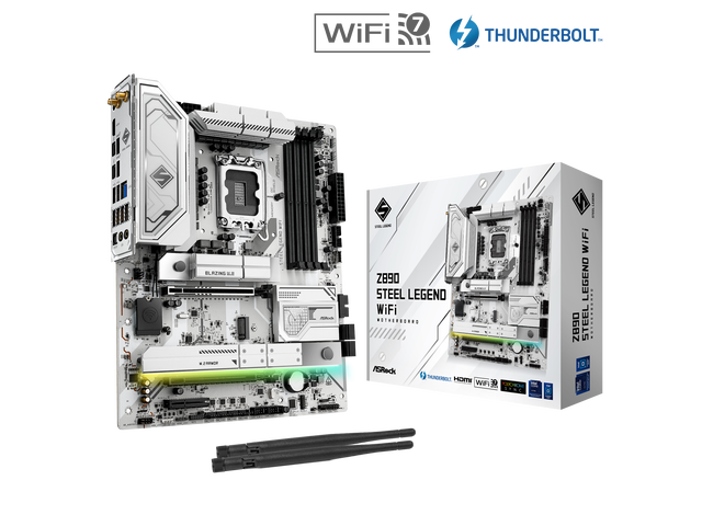NeweggBusiness - ASRock Z890 Steel Legend WiFi LGA 1851 Intel Z890