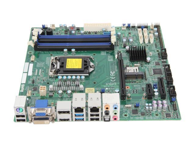 NeweggBusiness - SUPERMICRO MBD-X10SLQ-O Micro ATX Server Motherboard LGA  1150 Intel Q87 Express PCH (Lynx Point) Chipset DDR3 1600