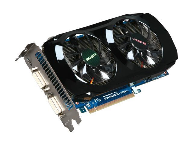 GIGABYTE GeForce GTX 460 (Fermi) DirectX 11 GV-N460OC-768I 768MB 192 ...